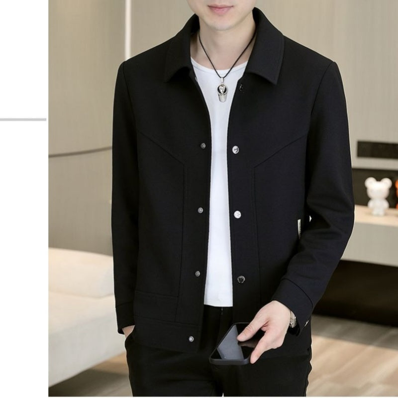Men's Casual Button-Up Jacket