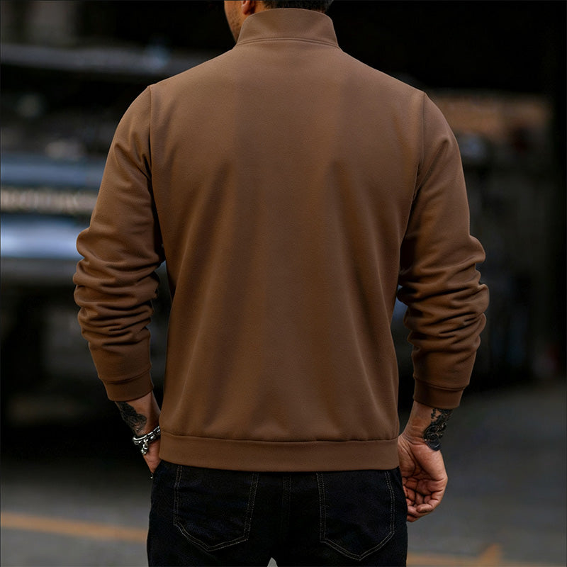 🔥Limited-time offer-Men's Stylish Half Zip Long Sleeve Tops