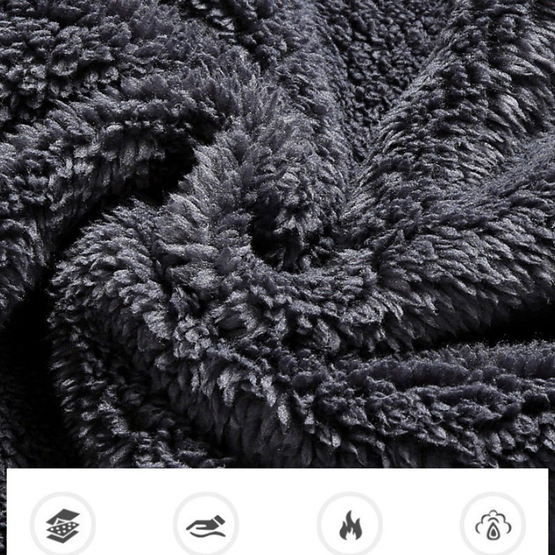 Men's Relaxed-Fit Casual Plush-Lining Jacket