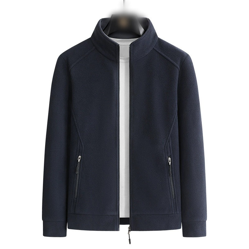 Men's Relaxed-Fit Casual Plush-Lining Jacket