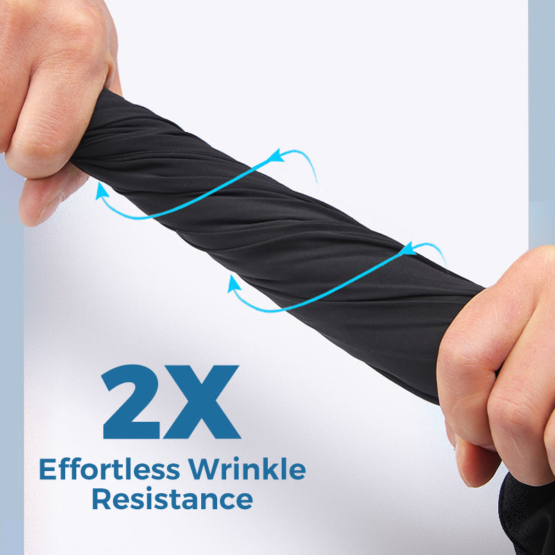 Men's Hidden Zipper Shirt / Easy to Put On and Take Off