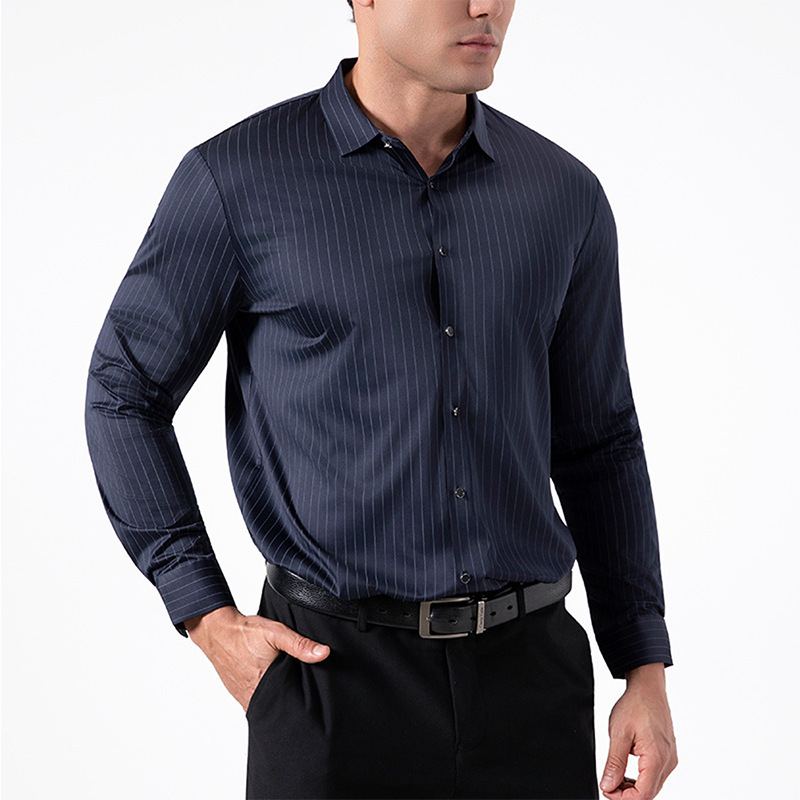 Men's Classic Striped Long Sleeve Shirt