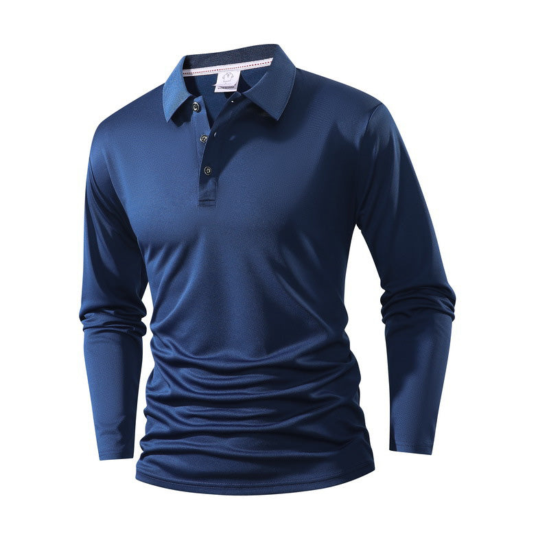 Men's Solid-Color Business-Casual Top