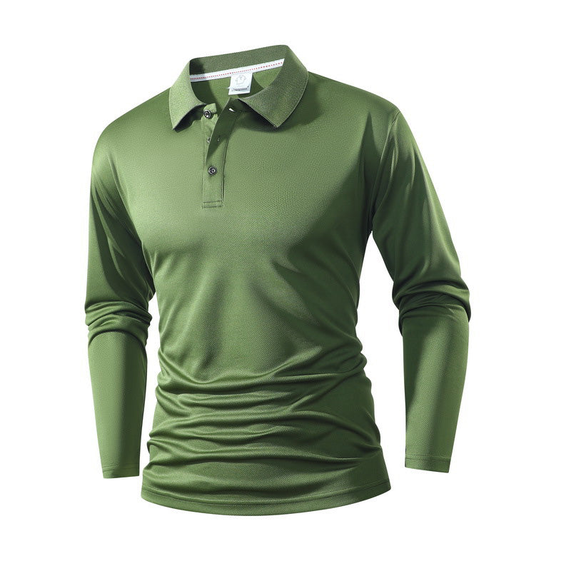 Men's Solid-Color Business-Casual Top