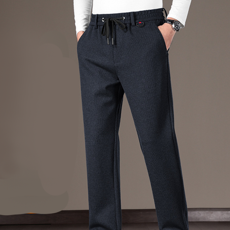 Men's Classic Fit Warm Casual Drawstring Pants