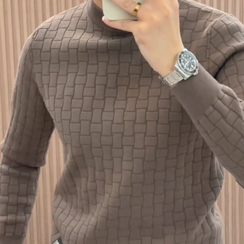 Men's Knitted Warm Base Layer Top
