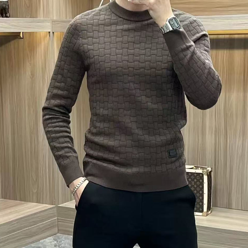 Men's Knitted Warm Base Layer Top