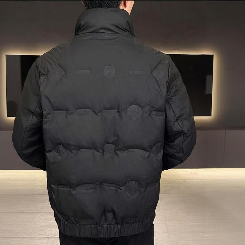 Men's Fashion Lightweight Stand Collar Thermal Down Coat