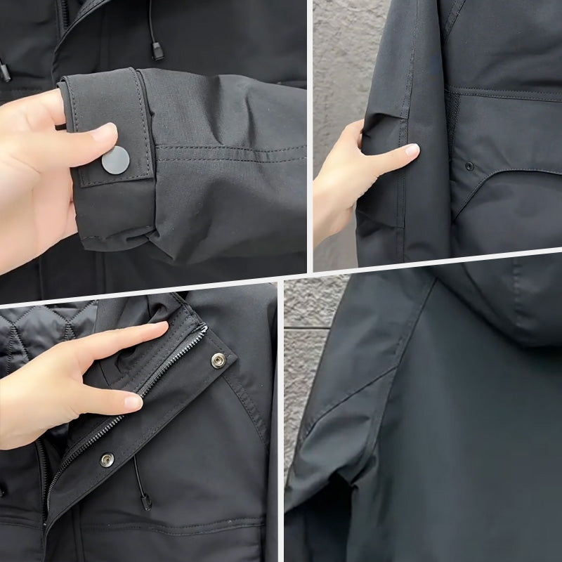 Winter Warm Windproof Hooded Jacket for Men