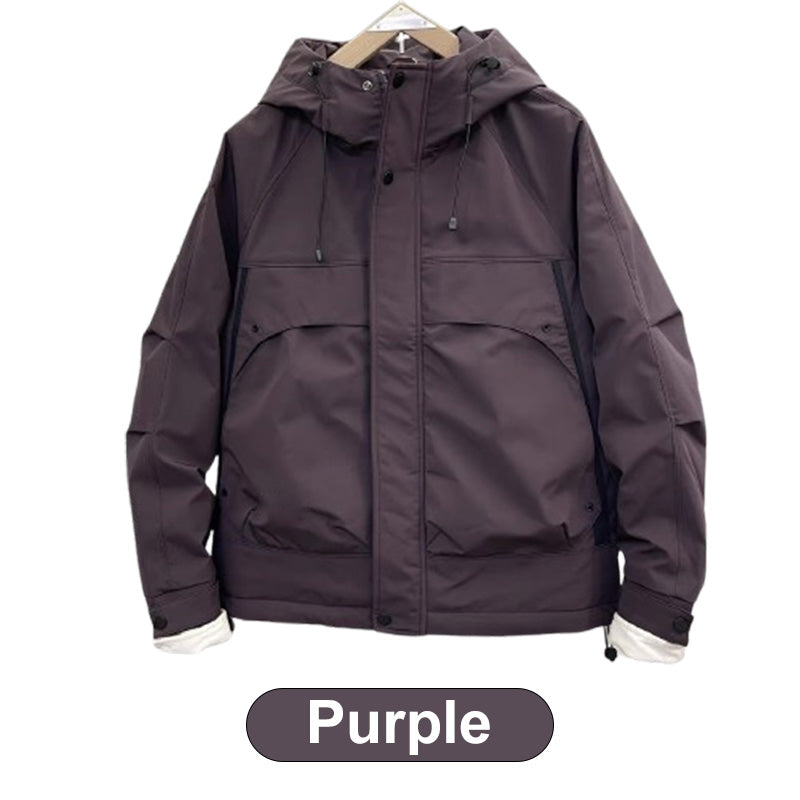 Winter Warm Windproof Hooded Jacket for Men