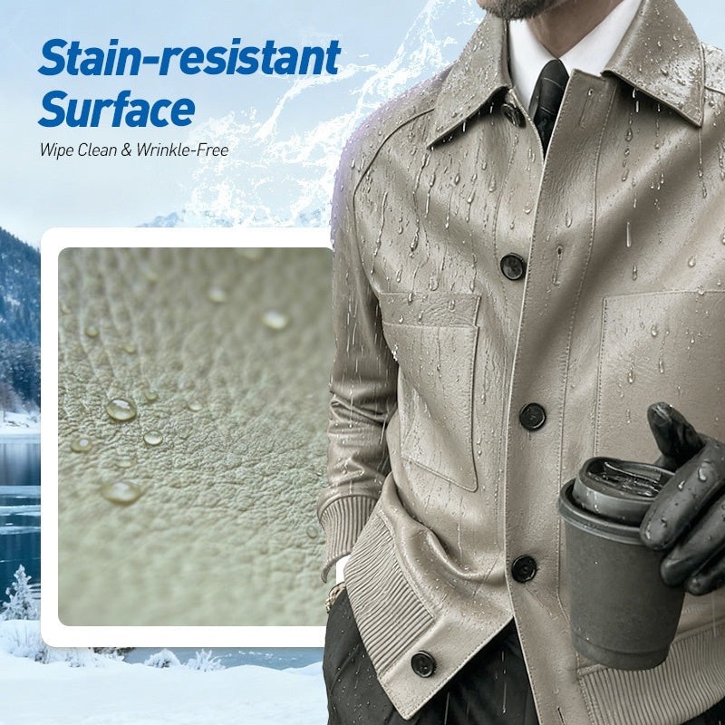 ⏰50% OFF💥💥Men's Classic Faux Leather Jacket