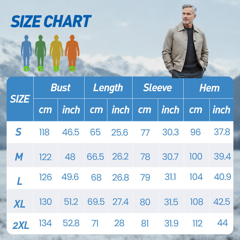 ⏰50% OFF💥💥Men's Classic Faux Leather Jacket