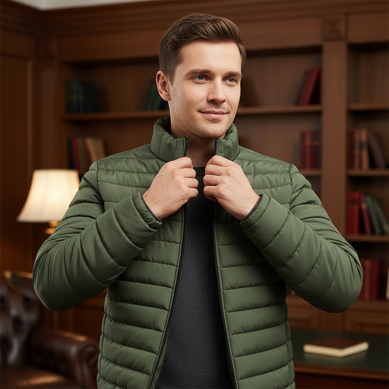 🔥Solid Color Warm Lightweight Cotton Jacket