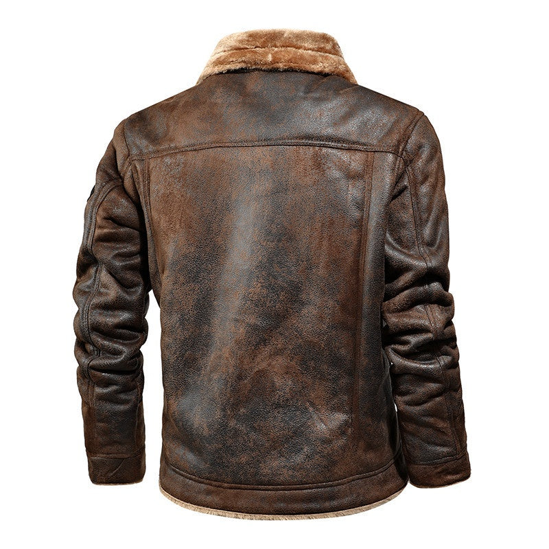 🔥Casual & Warm Men's Leather Jacket – Durable, Stylish & Comfortable! 🚛Free Shipping