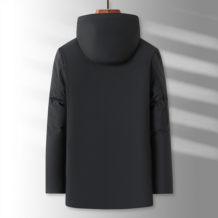 📢📢 50 %  OFF !!  ❄️Men's Plush-Lined Hooded Winter Parka ❄️