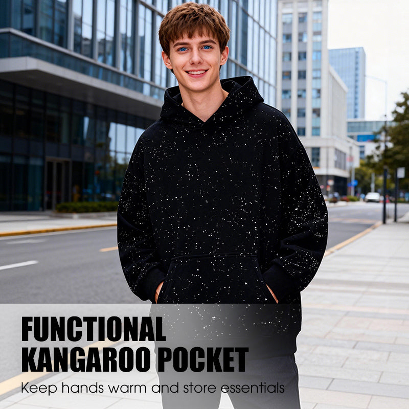 Comfortable Starry Sky Pullover Hoodie