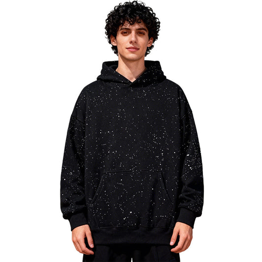 Comfortable Starry Sky Pullover Hoodie