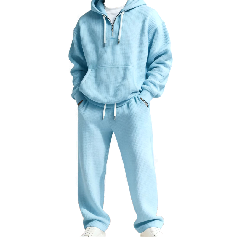 Men's Hooded Pullover & Sweatpants Set