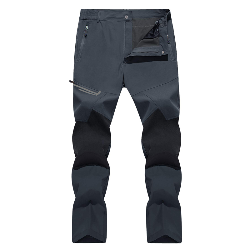 Men's Tactical Hiking Pants with Zipper Pockets