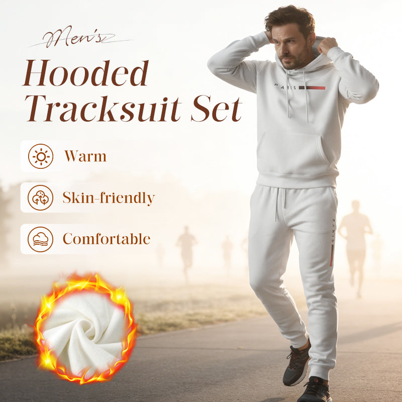 Men's Hooded Tracksuit Set