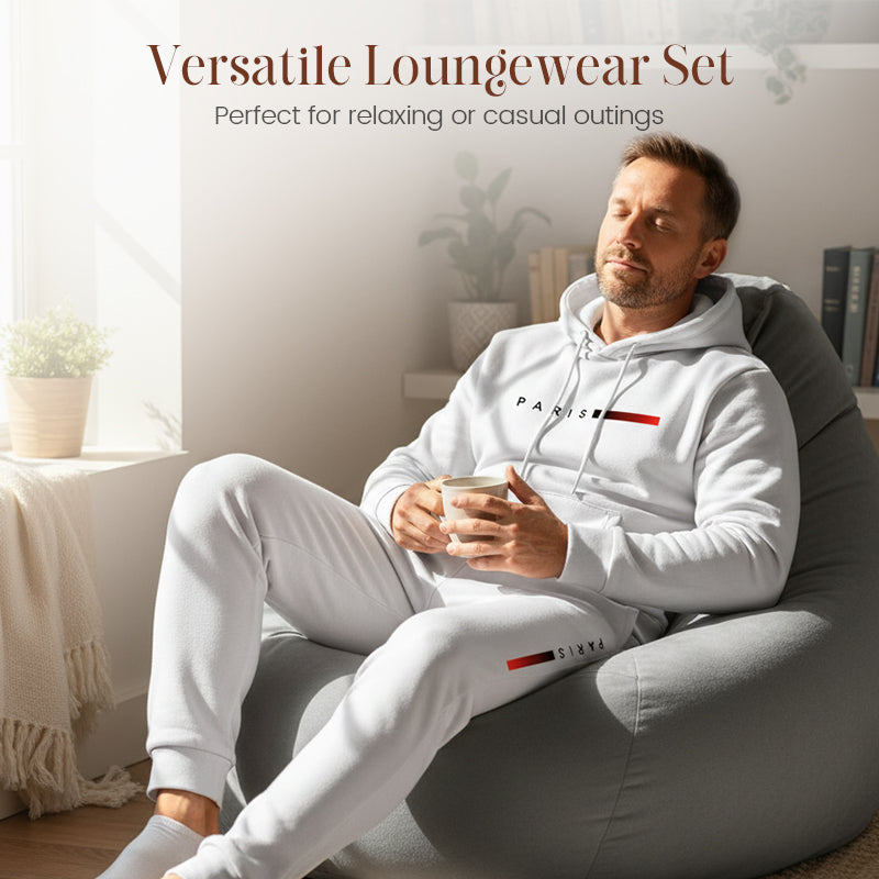 Men's Hooded Tracksuit Set