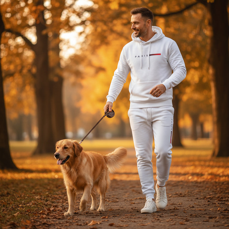 Men's Hooded Tracksuit Set