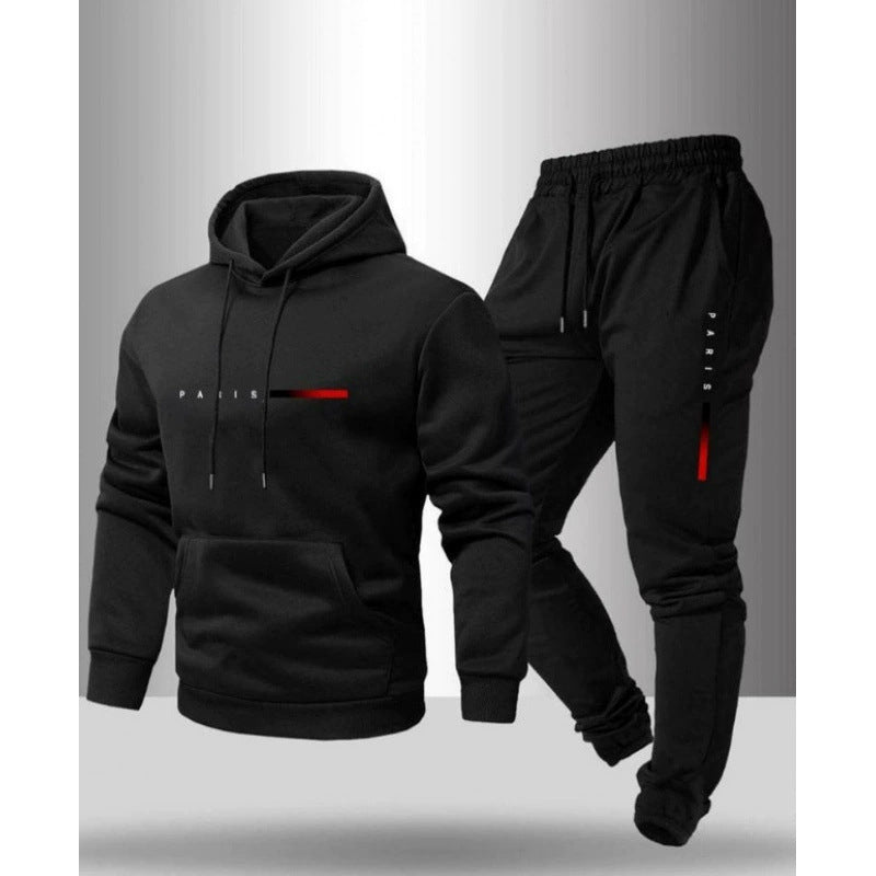 Men's Hooded Tracksuit Set