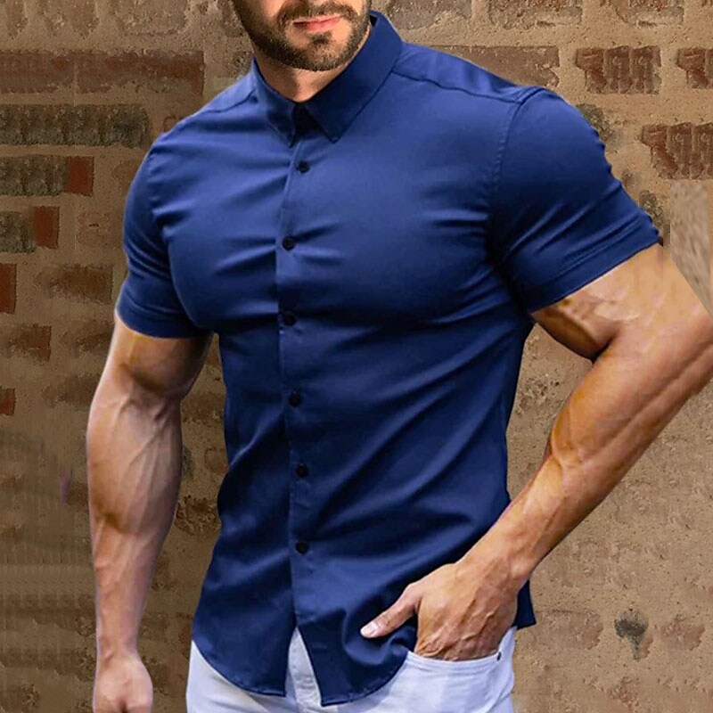 👔✨ Men's Non-Iron Button Up Shirts – Wrinkle-Free, Premium Cotton & Classic Fit 👕