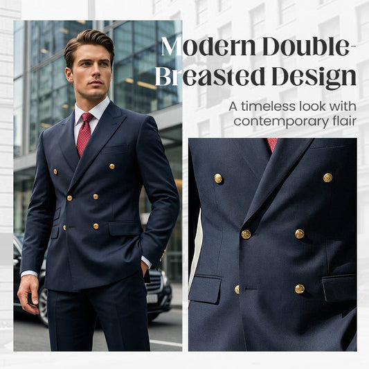 Men's Slim Fit Jacket & Pants 2-Piece Suit