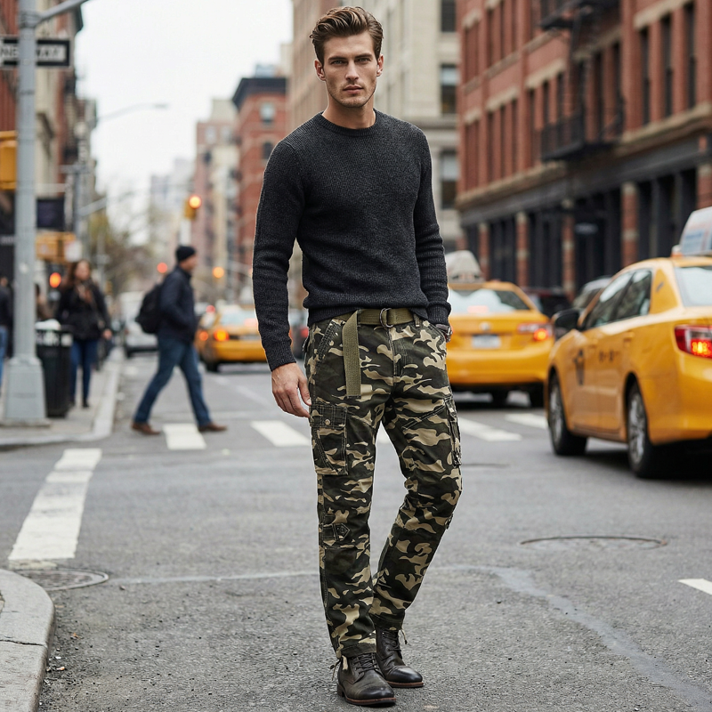 Men's Classic Camouflage Cargo Pants