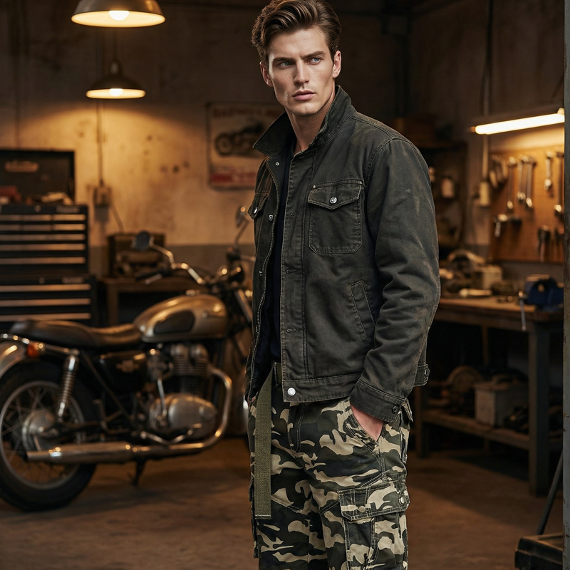 Men's Classic Camouflage Cargo Pants