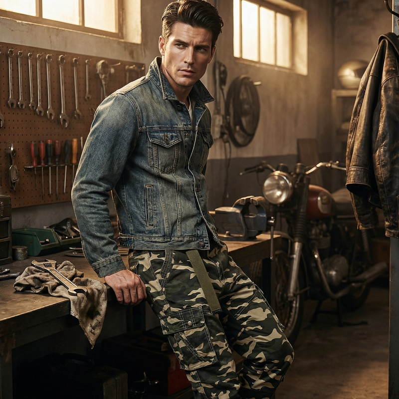 Men's Classic Camouflage Cargo Pants
