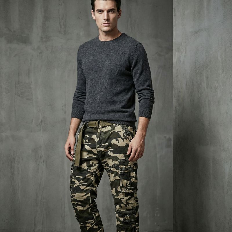 Men's Classic Camouflage Cargo Pants