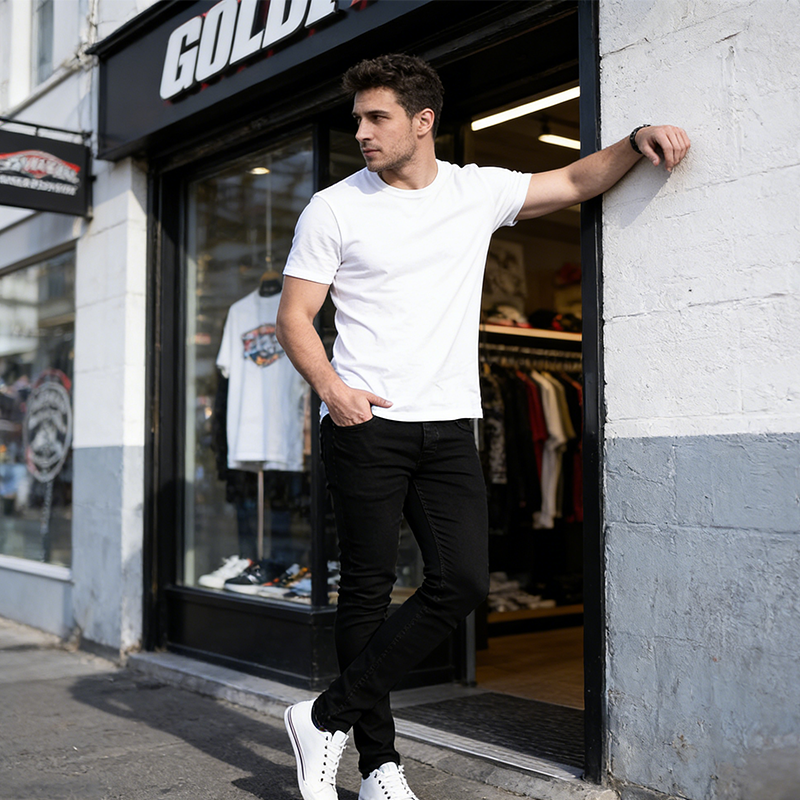 Men's Slim Fit Stretch Denim Jeans