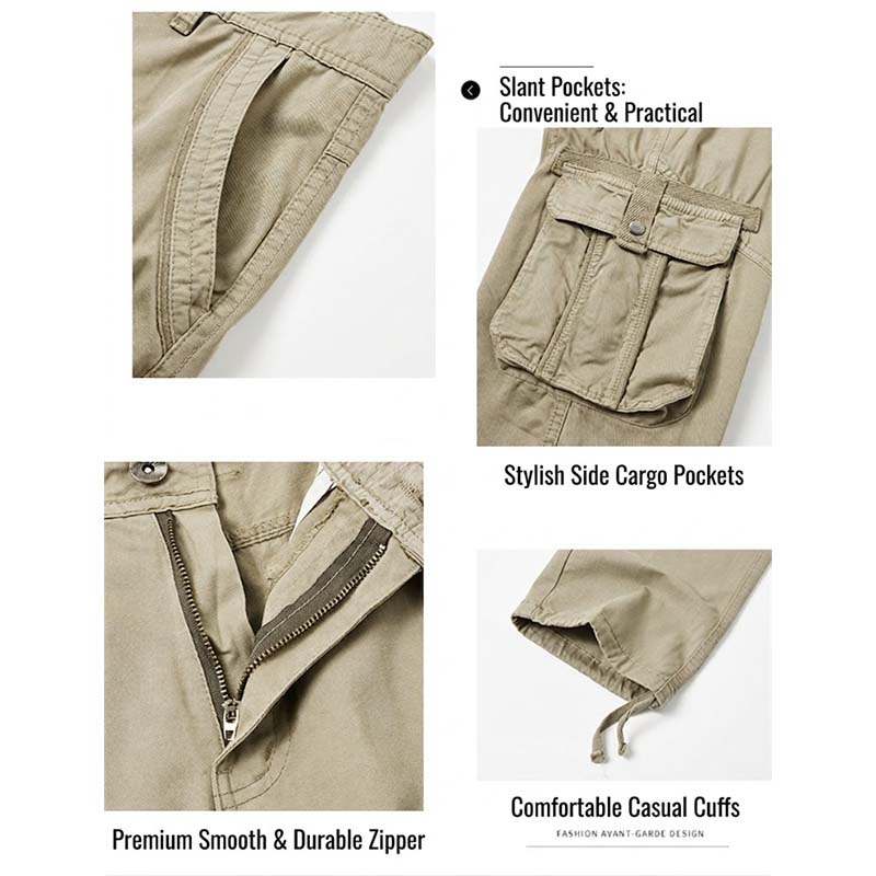 🪖 LIMITED-TIME 50% OFF! 👖 Men's Classic Tactical Cargo Pants – Multi-Pocket, Durable, Adjustable Cuffs 🔧
