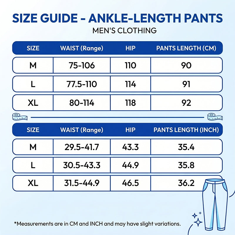 👖 50% OFF NOW! 🌿 Men's Linen Pants – Striped & Cropped – Elastic Waist & Drawstring – Breathable Summer Trousers 🏖️