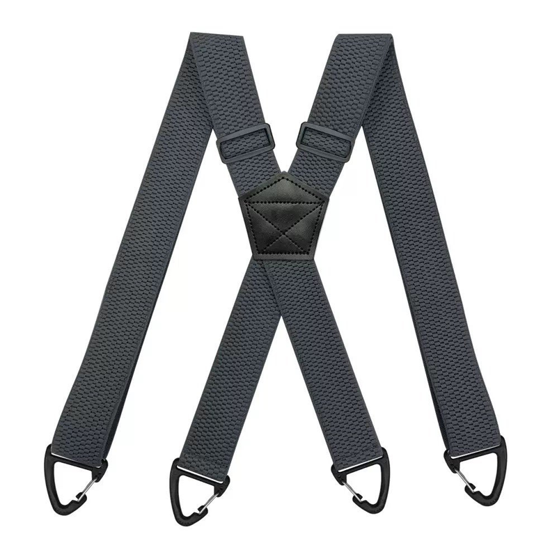 ⏳Time-Limited Special⏰Men's X-Back Suspenders with Hook Clips – Adjustable & Heavy-Duty