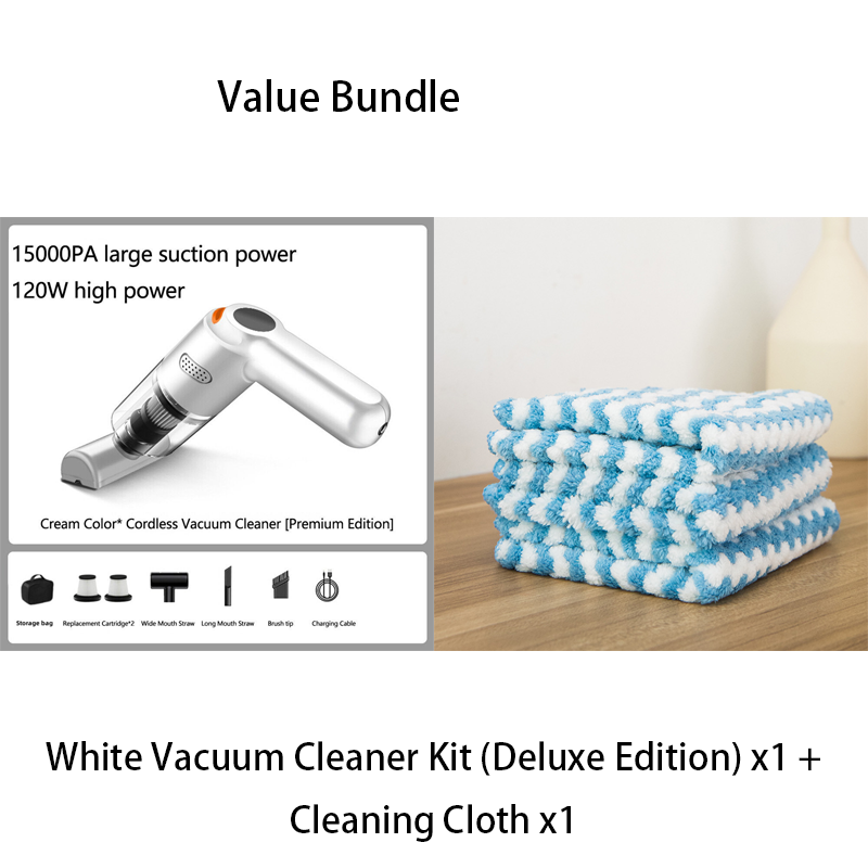 High-Power Cordless Vacuum Cleaner Kit for Car