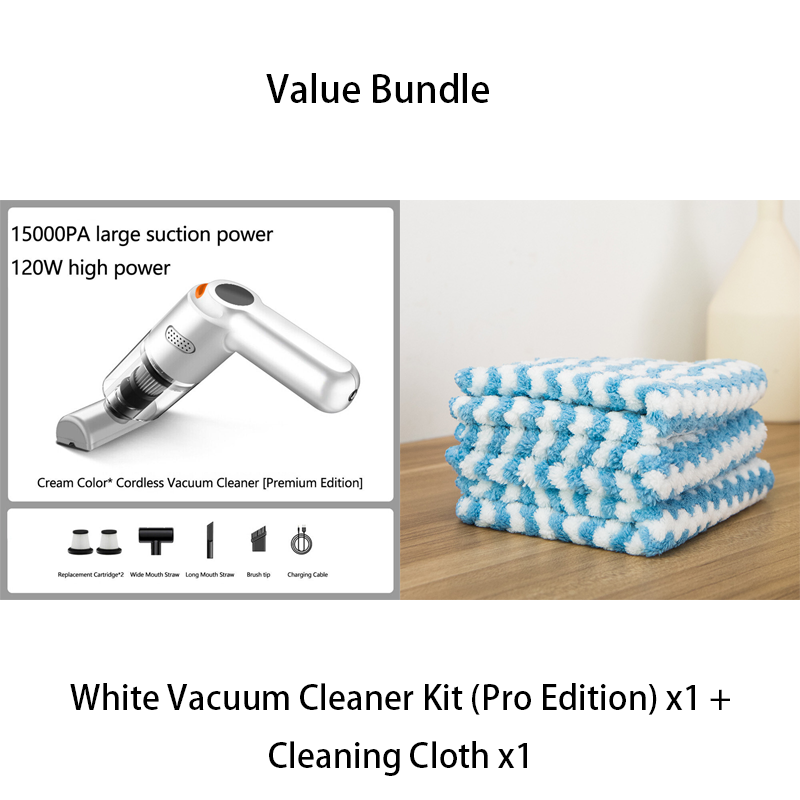 High-Power Cordless Vacuum Cleaner Kit for Car