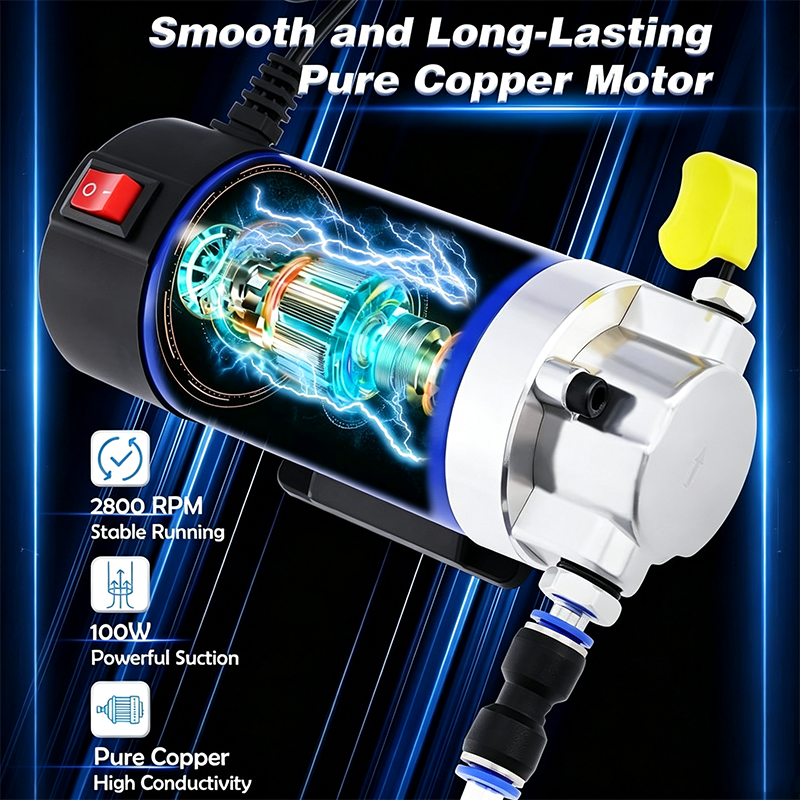 🚗50% OFF NOW! ⚡Portable Engine Oil Transfer Pump – 12V Electric Oil Extractor Pump, Quick Fluid Suction & Discharge for Engine Oil, Lubricating Oil, Gear Oil & ATF, Car Oil Change Tool No Need to Crawl Under Vehicle
