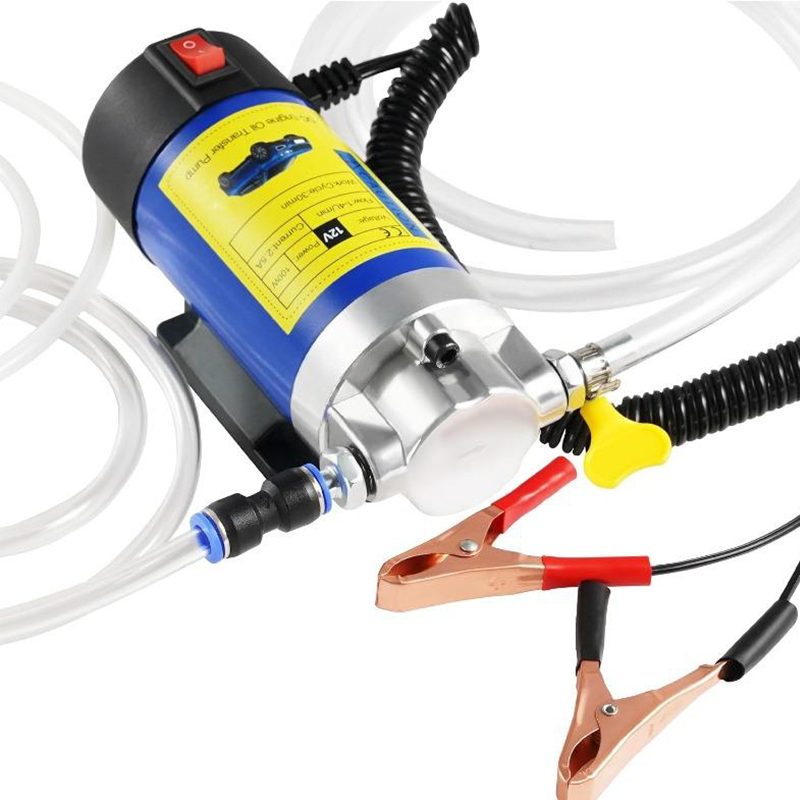🚗50% OFF NOW! ⚡Portable Engine Oil Transfer Pump – 12V Electric Oil Extractor Pump, Quick Fluid Suction & Discharge for Engine Oil, Lubricating Oil, Gear Oil & ATF, Car Oil Change Tool No Need to Crawl Under Vehicle