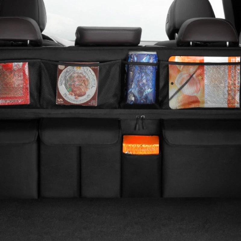 🚗 LIMITED-TIME 50% OFF 📦 Car Trunk Storage Bag — Large Capacity, Multi-Pocket Design