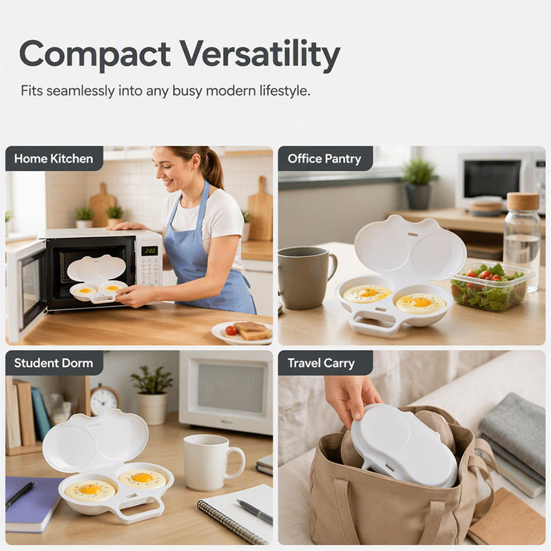 🥗🎁 50% OFF! Microwave Egg Poacher – From £4.99! Dual‑cavity, non‑stick & easy clean. Healthier than frying – stock up & save! 🏠✅