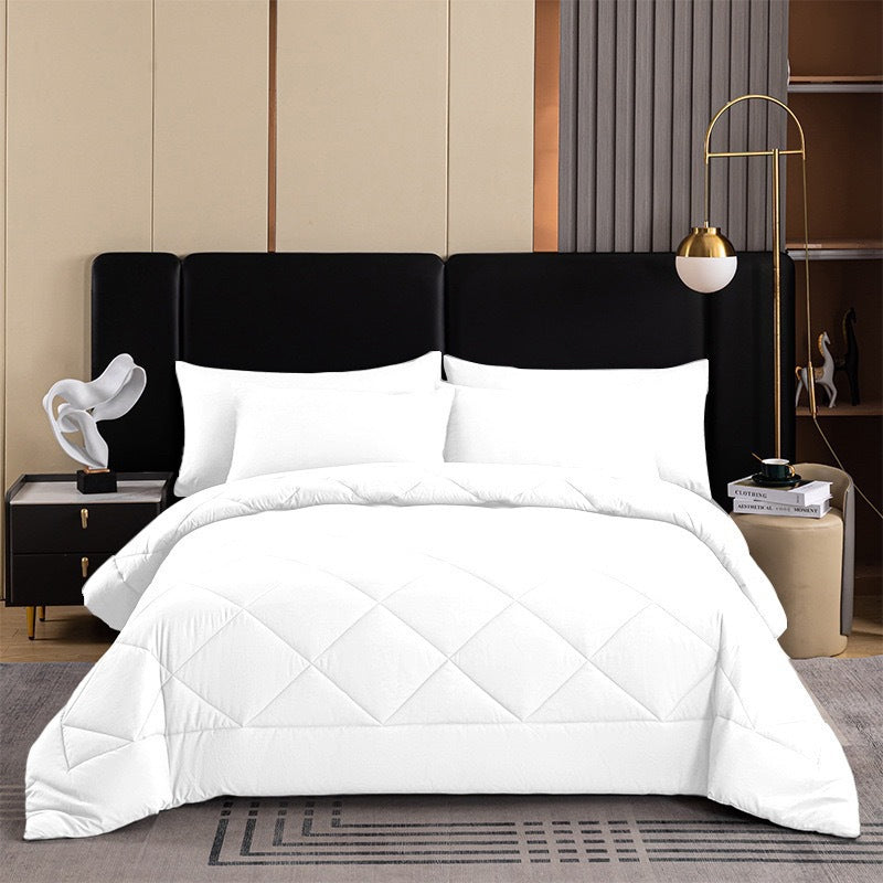 🛏️ LIMITED-TIME 50% OFF! ☁️ Brushed Microfiber Comforter Set – All-season, Moisture-wicking, Diamond Quilting ✨
