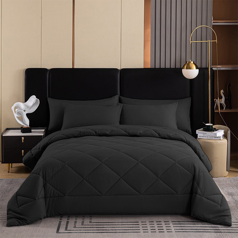 🛏️ LIMITED-TIME 50% OFF! ☁️ Brushed Microfiber Comforter Set – All-season, Moisture-wicking, Diamond Quilting ✨