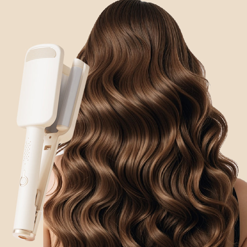 💈 LIMITED-TIME 50% OFF! 💐 Wavy Curling Iron – Salon shine & heat protection ✨