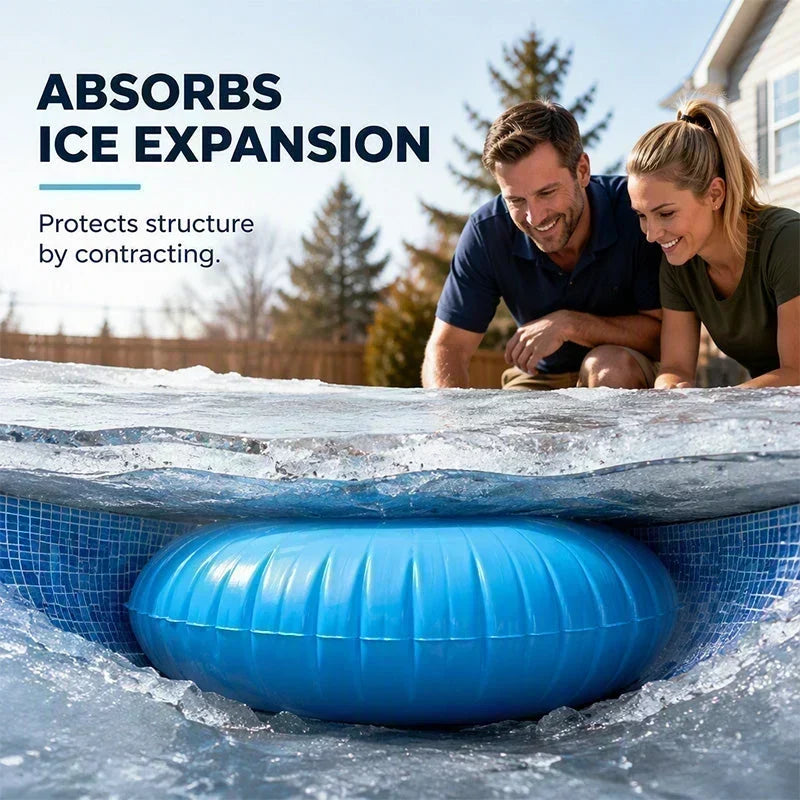📢📢50% OFF !! ⏰ Pool Winterizing Air Pillow – Round, ice pressure relief & protective ✨