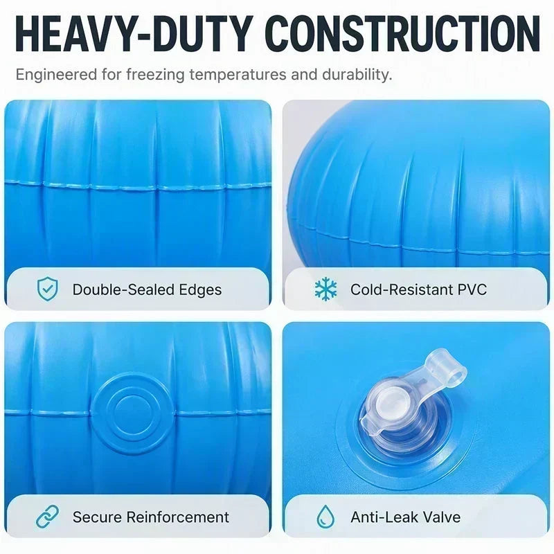 📢📢50% OFF !! ⏰ Pool Winterizing Air Pillow – Round, ice pressure relief & protective ✨
