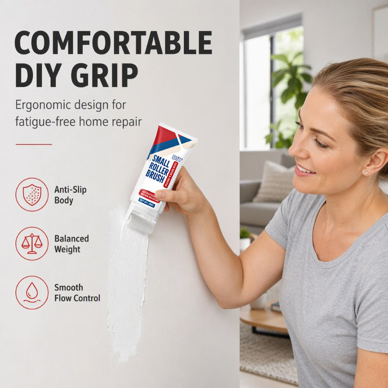 Wall Repair Paste – With Integrated Roller Brush, Waterproof & Family-Safe – Easy DIY for Stains, Cracks & Marks 🏠
