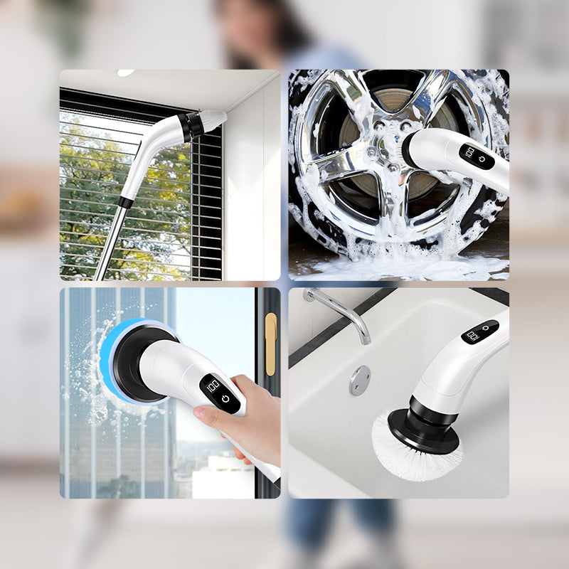 📢📢LIMITED-TIME 50% OFF⏰8-in-1 Electric Cleaning Brush Set – Labor-Saving, Wireless, Multi-scene 🌊
